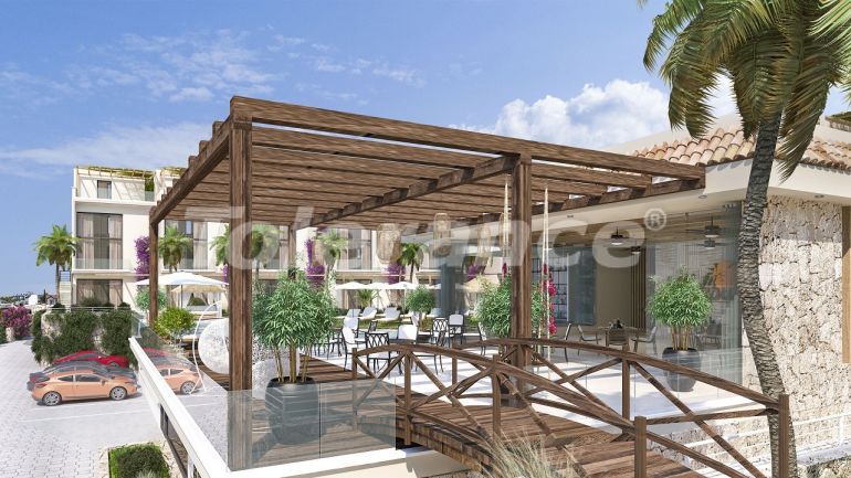 Квартира от застройщика в Кирения, Северный Кипр вид на море с бассейном в рассрочку: купить недвижимость в Турции - 87273