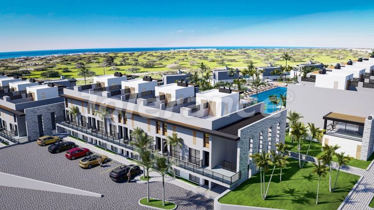 Квартира от застройщика в Кирения, Северный Кипр вид на море с бассейном в рассрочку: купить недвижимость в Турции - 87401