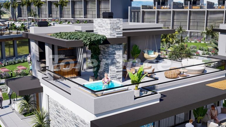 Квартира от застройщика в Кирения, Северный Кипр вид на море с бассейном в рассрочку: купить недвижимость в Турции - 87409