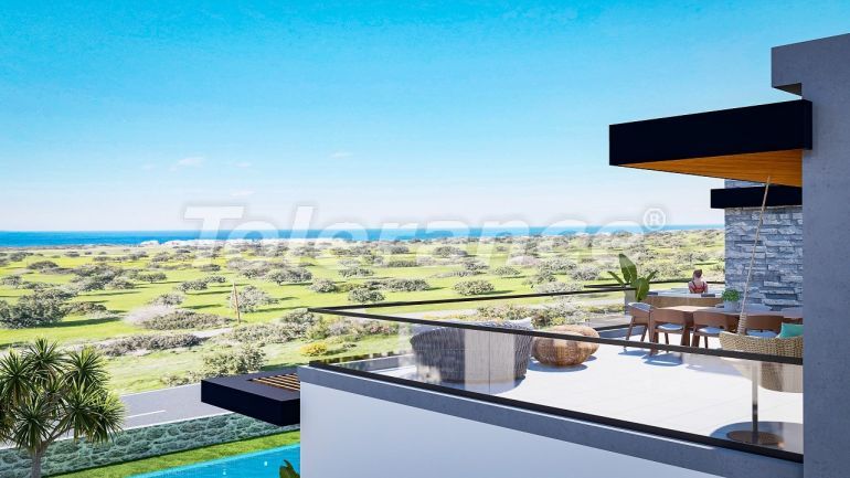 Квартира от застройщика в Кирения, Северный Кипр вид на море с бассейном в рассрочку: купить недвижимость в Турции - 87412