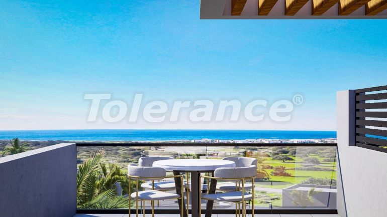 Квартира от застройщика в Кирения, Северный Кипр вид на море с бассейном в рассрочку: купить недвижимость в Турции - 87417