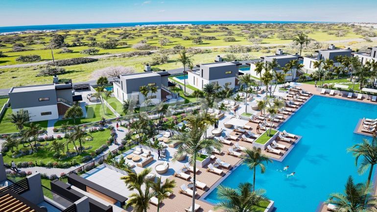 Квартира от застройщика в Кирения, Северный Кипр вид на море с бассейном в рассрочку: купить недвижимость в Турции - 87429