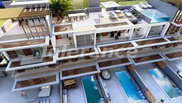 Квартира от застройщика в Кирения, Северный Кипр вид на море с бассейном в рассрочку: купить недвижимость в Турции - 87462