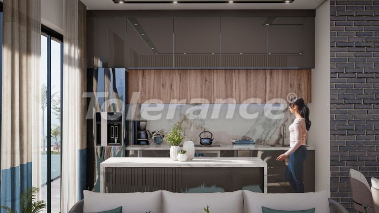 Квартира от застройщика в Кирения, Северный Кипр вид на море с бассейном в рассрочку: купить недвижимость в Турции - 87467