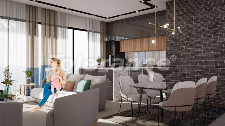 Квартира от застройщика в Кирения, Северный Кипр вид на море с бассейном в рассрочку: купить недвижимость в Турции - 87468