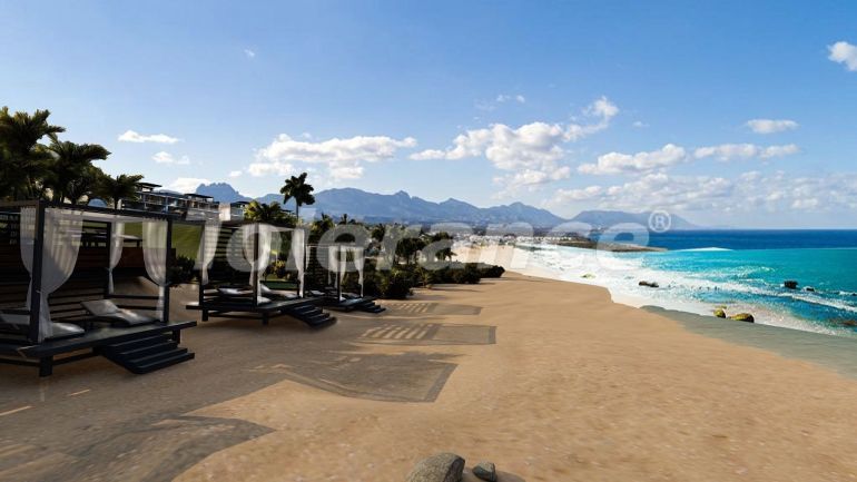 Квартира от застройщика в Кирения, Северный Кипр вид на море с бассейном в рассрочку: купить недвижимость в Турции - 87487