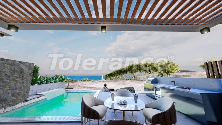 Квартира от застройщика в Кирения, Северный Кипр вид на море с бассейном в рассрочку: купить недвижимость в Турции - 87498