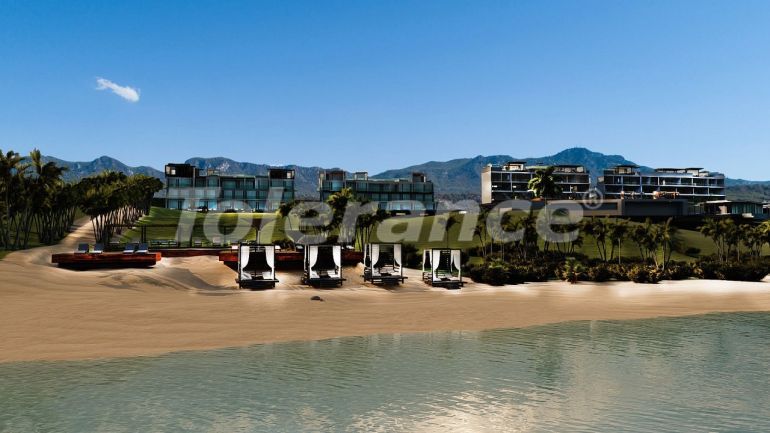 Квартира от застройщика в Кирения, Северный Кипр вид на море с бассейном в рассрочку: купить недвижимость в Турции - 87500