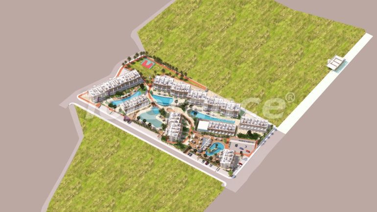 Квартира от застройщика в Кирения, Северный Кипр вид на море с бассейном в рассрочку: купить недвижимость в Турции - 88404