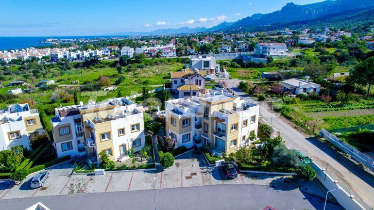 Квартира в Кирения, Северный Кипр вид на море с бассейном: купить недвижимость в Турции - 88610