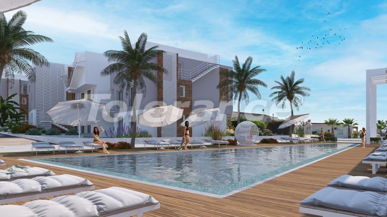 Квартира от застройщика в Кирения, Северный Кипр вид на море с бассейном в рассрочку: купить недвижимость в Турции - 88669