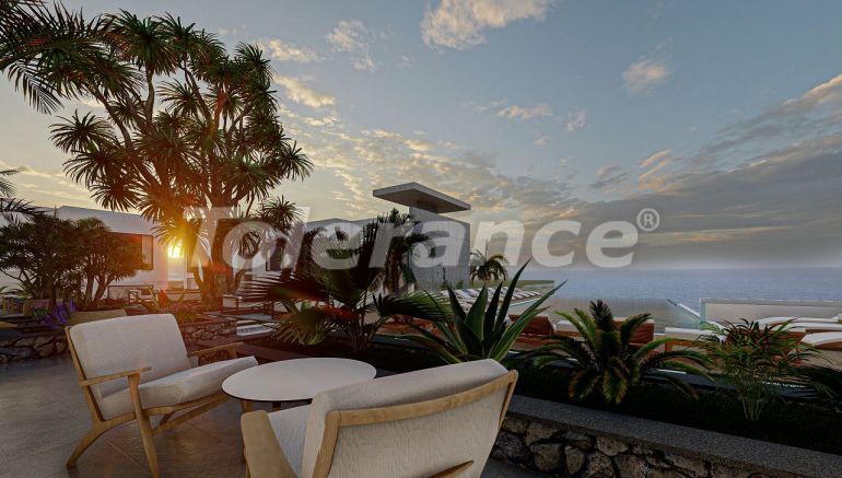 Квартира от застройщика в Кирения, Северный Кипр вид на море с бассейном: купить недвижимость в Турции - 89046