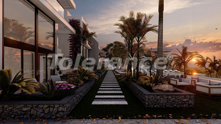 Квартира от застройщика в Кирения, Северный Кипр вид на море с бассейном: купить недвижимость в Турции - 89069