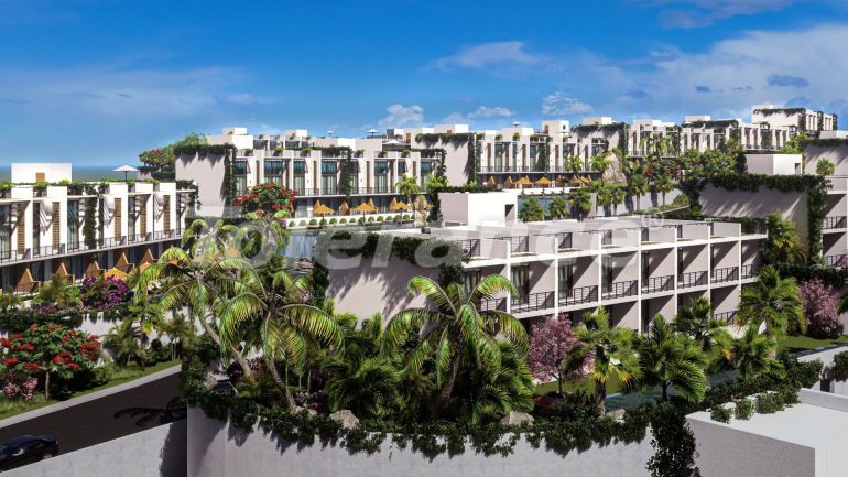 Квартира от застройщика в Кирения, Северный Кипр вид на море с бассейном в рассрочку: купить недвижимость в Турции - 89736