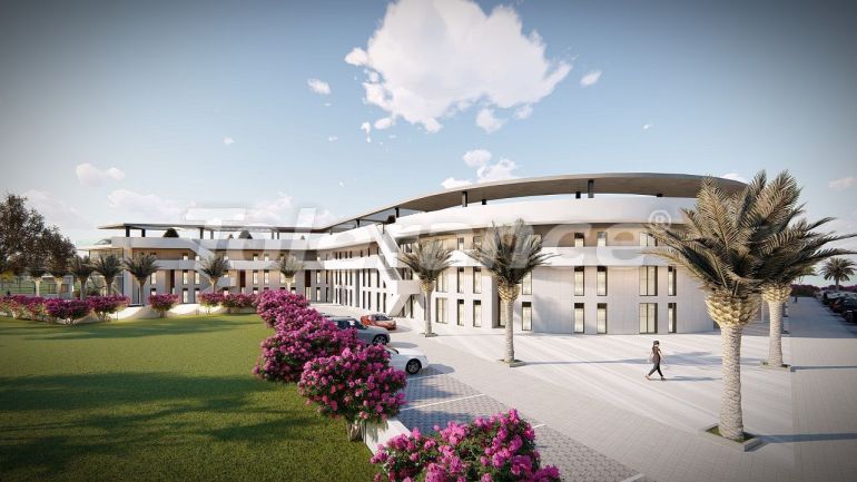 Квартира от застройщика в Кирения, Северный Кипр вид на море с бассейном: купить недвижимость в Турции - 90392