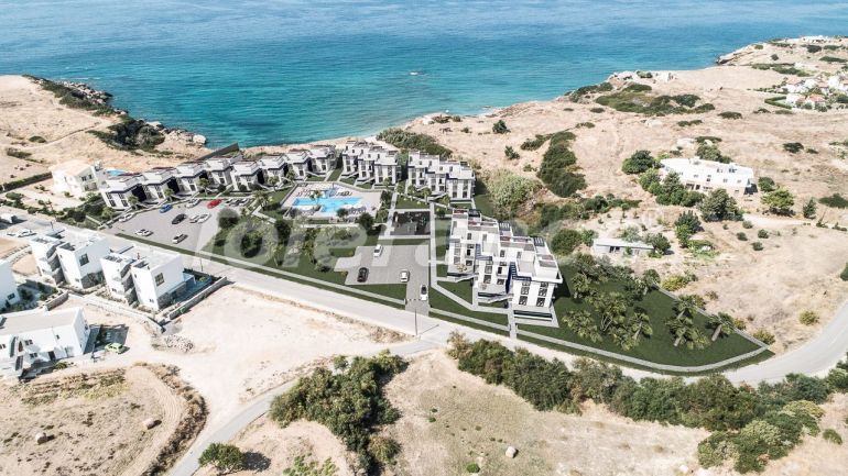 Квартира от застройщика в Кирения, Северный Кипр вид на море с бассейном в рассрочку: купить недвижимость в Турции - 90838