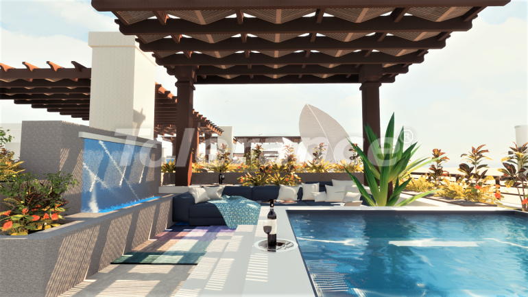 Квартира от застройщика в Кирения, Северный Кипр с бассейном в рассрочку: купить недвижимость в Турции - 90979