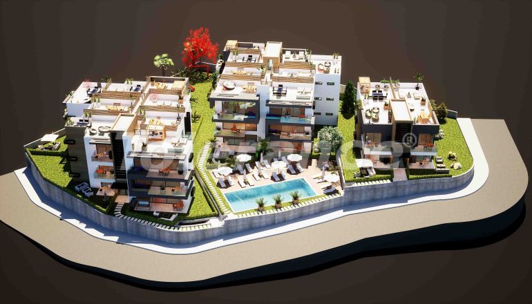 Квартира от застройщика в Кирения, Северный Кипр вид на море с бассейном в рассрочку: купить недвижимость в Турции - 91167