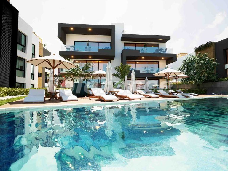 Квартира от застройщика в Кирения, Северный Кипр вид на море с бассейном в рассрочку: купить недвижимость в Турции - 91170