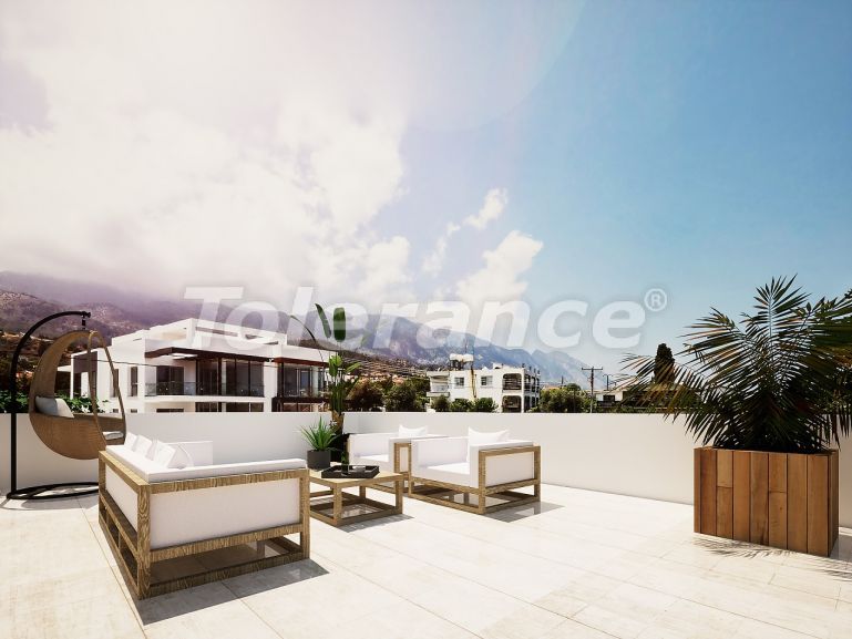 Квартира от застройщика в Кирения, Северный Кипр вид на море с бассейном в рассрочку: купить недвижимость в Турции - 91182