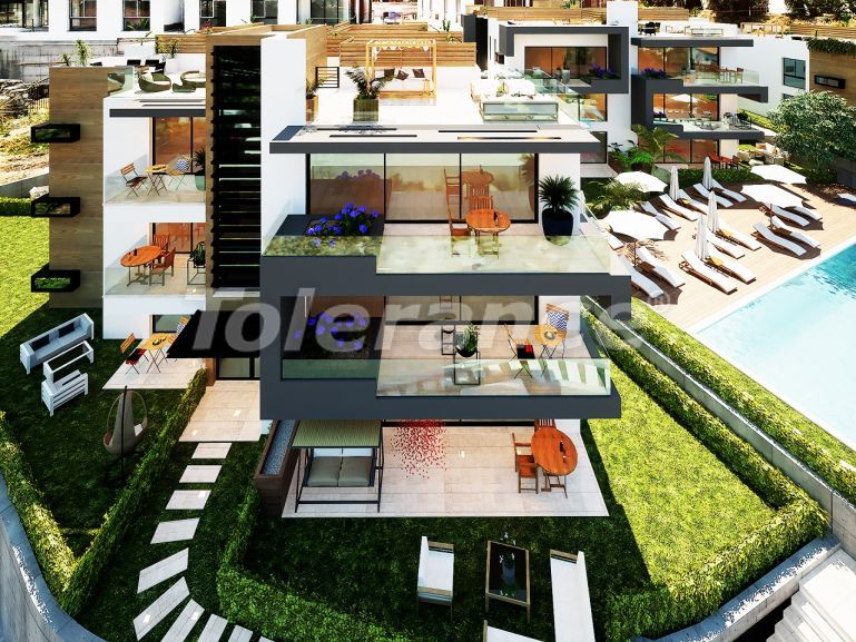 Квартира от застройщика в Кирения, Северный Кипр вид на море с бассейном в рассрочку: купить недвижимость в Турции - 91186