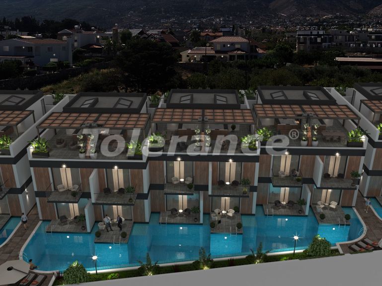 Квартира от застройщика в Кирения, Северный Кипр вид на море с бассейном в рассрочку: купить недвижимость в Турции - 93013