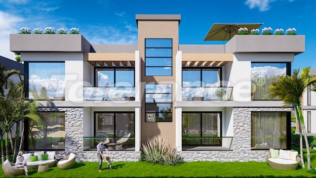 Квартира от застройщика в Кирения, Северный Кипр вид на море с бассейном в рассрочку: купить недвижимость в Турции - 93232