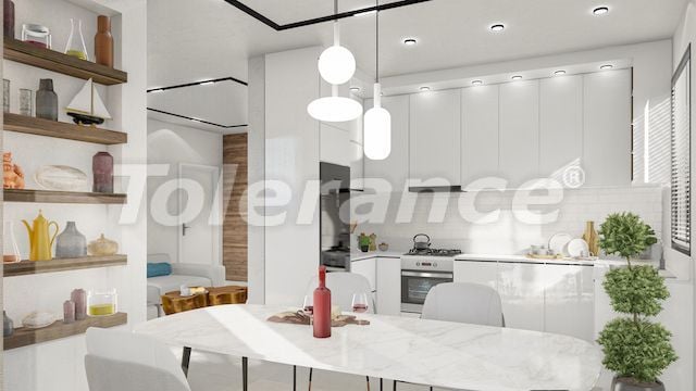 Квартира от застройщика в Кирения, Северный Кипр вид на море с бассейном в рассрочку: купить недвижимость в Турции - 93239