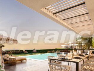 Квартира от застройщика в Кирения, Северный Кипр вид на море с бассейном в рассрочку: купить недвижимость в Турции - 93312