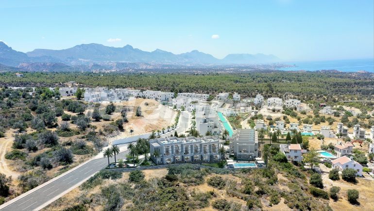 Квартира от застройщика в Кирения, Северный Кипр вид на море с бассейном в рассрочку: купить недвижимость в Турции - 93343