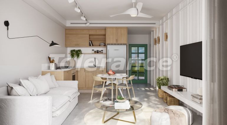 Квартира от застройщика в Кирения, Северный Кипр вид на море с бассейном в рассрочку: купить недвижимость в Турции - 93399