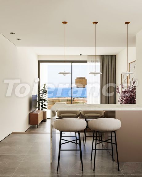 Квартира от застройщика в Кирения, Северный Кипр вид на море с бассейном в рассрочку: купить недвижимость в Турции - 93988