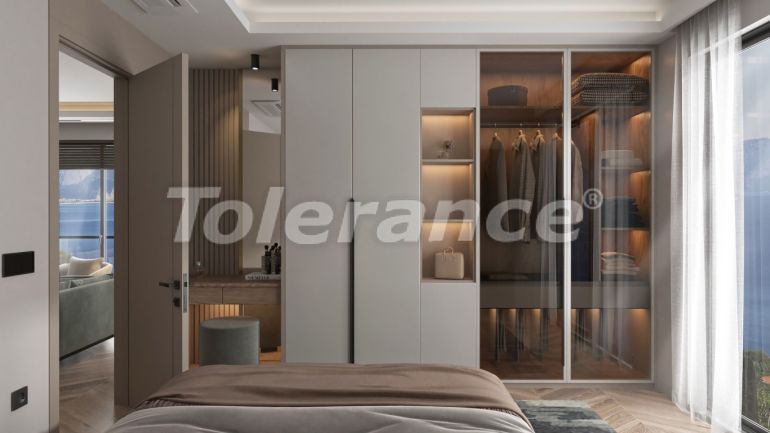 Квартира от застройщика в Лара, Анталия вид на море с бассейном в рассрочку: купить недвижимость в Турции - 106051