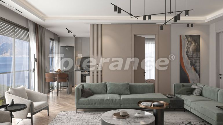 Квартира от застройщика в Лара, Анталия вид на море с бассейном в рассрочку: купить недвижимость в Турции - 106053