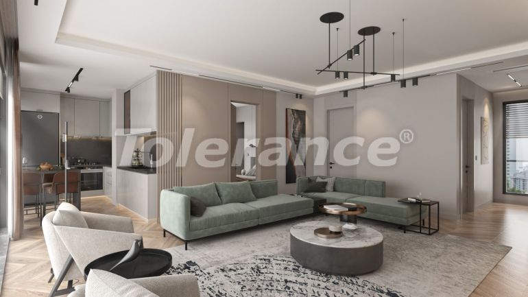 Квартира от застройщика в Лара, Анталия вид на море с бассейном в рассрочку: купить недвижимость в Турции - 106056