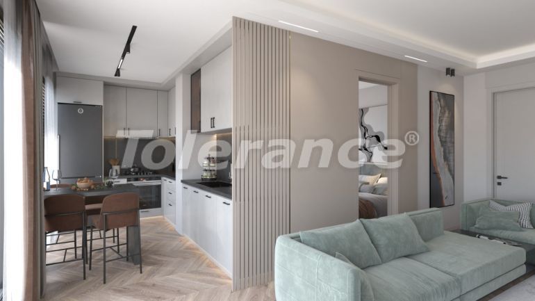 Квартира от застройщика в Лара, Анталия вид на море с бассейном в рассрочку: купить недвижимость в Турции - 106058