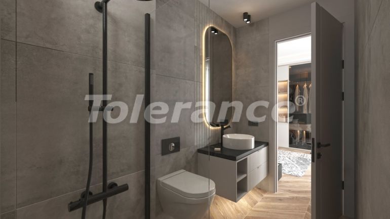 Квартира от застройщика в Лара, Анталия вид на море с бассейном в рассрочку: купить недвижимость в Турции - 106061