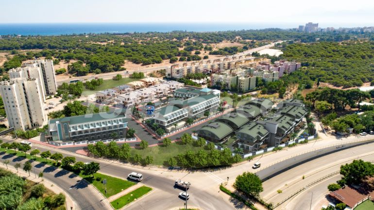 Квартира от застройщика в Лара, Анталия вид на море с бассейном: купить недвижимость в Турции - 44864