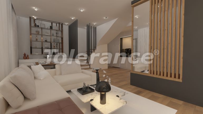 Квартира от застройщика в Лара, Анталия вид на море с бассейном: купить недвижимость в Турции - 44878