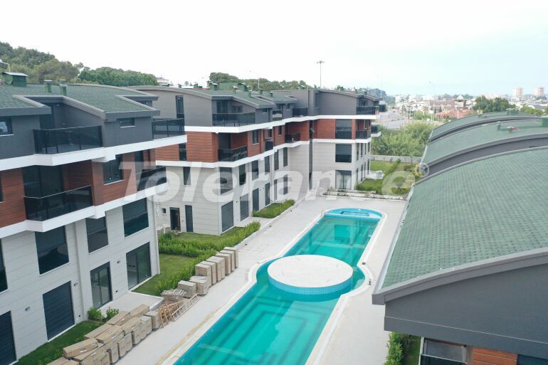 Квартира от застройщика в Лара, Анталия вид на море с бассейном: купить недвижимость в Турции - 62142