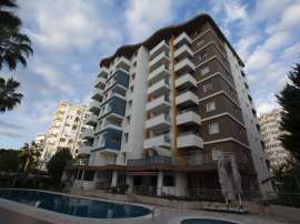 Квартира в Лара, Анталия вид на море с бассейном: купить недвижимость в Турции - 68139