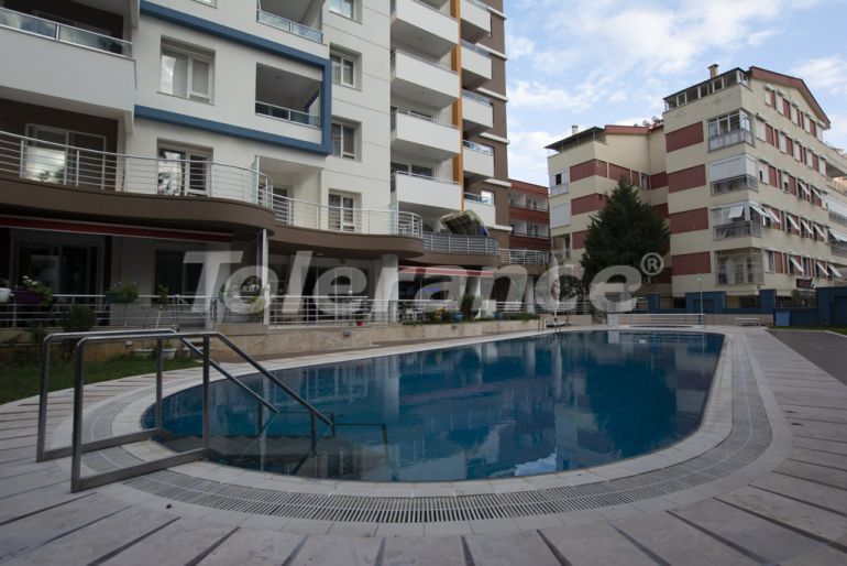 Квартира в Лара, Анталия вид на море с бассейном: купить недвижимость в Турции - 68140