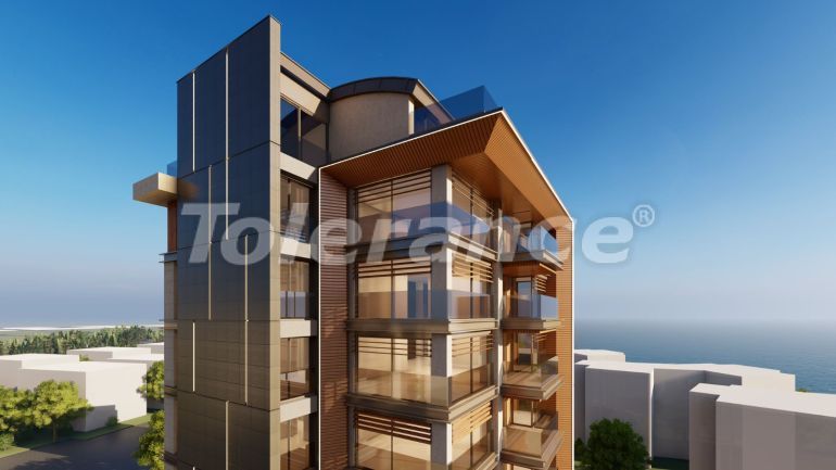 Квартира от застройщика в Лара, Анталия вид на море с бассейном: купить недвижимость в Турции - 69120