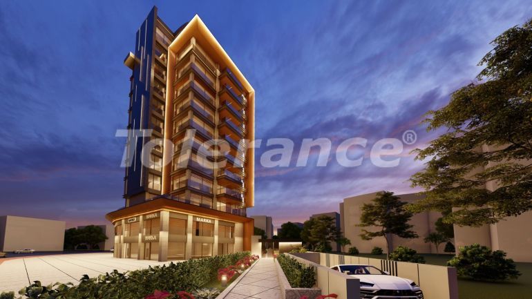 Квартира от застройщика в Лара, Анталия вид на море с бассейном: купить недвижимость в Турции - 69124