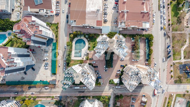 Квартира в Лара, Анталия вид на море с бассейном: купить недвижимость в Турции - 69513