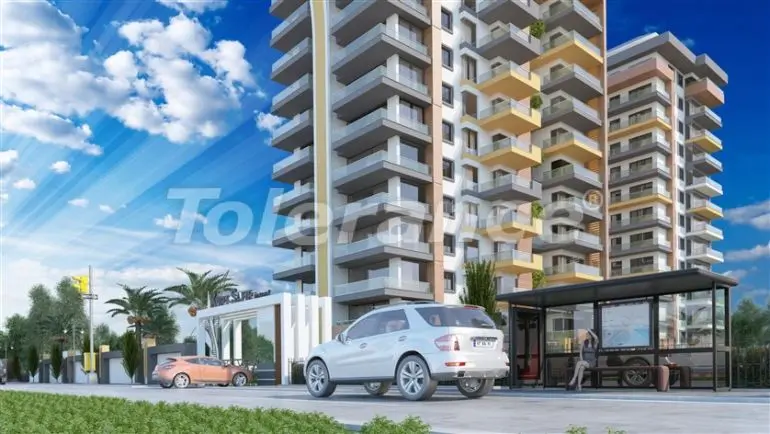 Квартира от застройщика в Махмутлар, Аланья вид на море с бассейном - 17730 Квартира от застройщика в Махмутлар, Аланья вид на море с бассейном: купить недвижимость в Турции - 17730