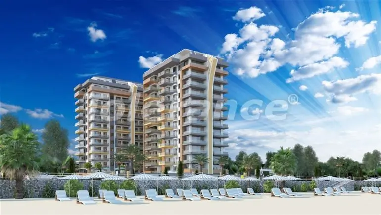 Квартира от застройщика в Махмутлар, Аланья вид на море с бассейном - 17731 Квартира от застройщика в Махмутлар, Аланья вид на море с бассейном: купить недвижимость в Турции - 17731