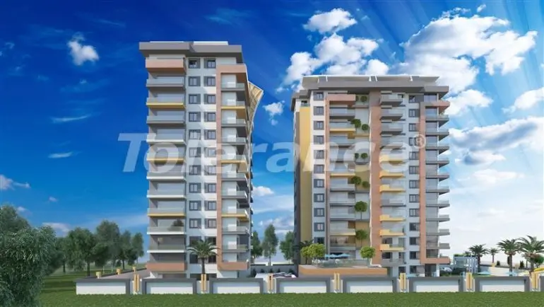 Квартира от застройщика в Махмутлар, Аланья вид на море с бассейном - 17733 Квартира от застройщика в Махмутлар, Аланья вид на море с бассейном: купить недвижимость в Турции - 17733