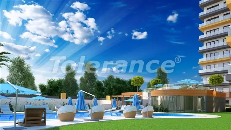 Квартира от застройщика в Махмутлар, Аланья вид на море с бассейном - 17735 Квартира от застройщика в Махмутлар, Аланья вид на море с бассейном: купить недвижимость в Турции - 17735