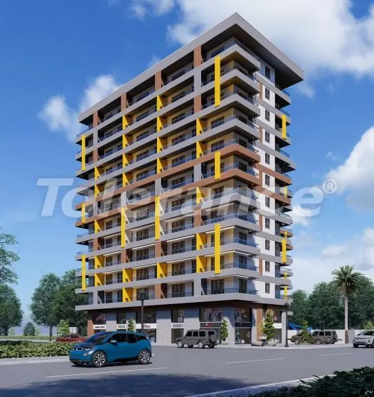 Квартира от застройщика в Махмутлар, Аланья вид на море с бассейном: купить недвижимость в Турции - 17811